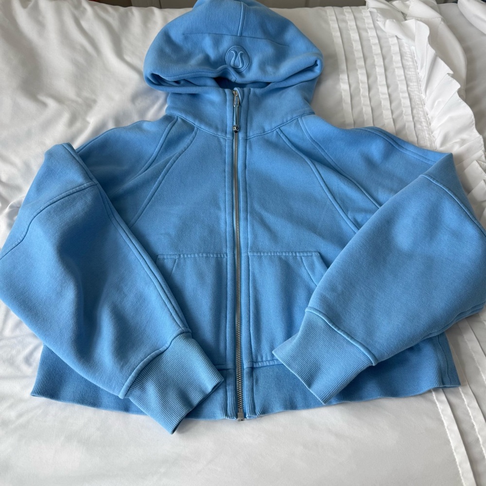 Scuba oversized full zip hoodie